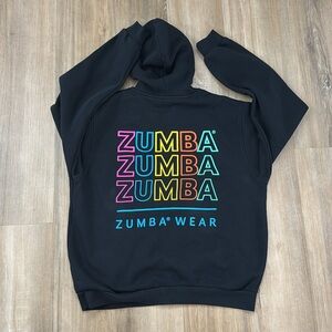 Zumba Fitness black hoodie size L